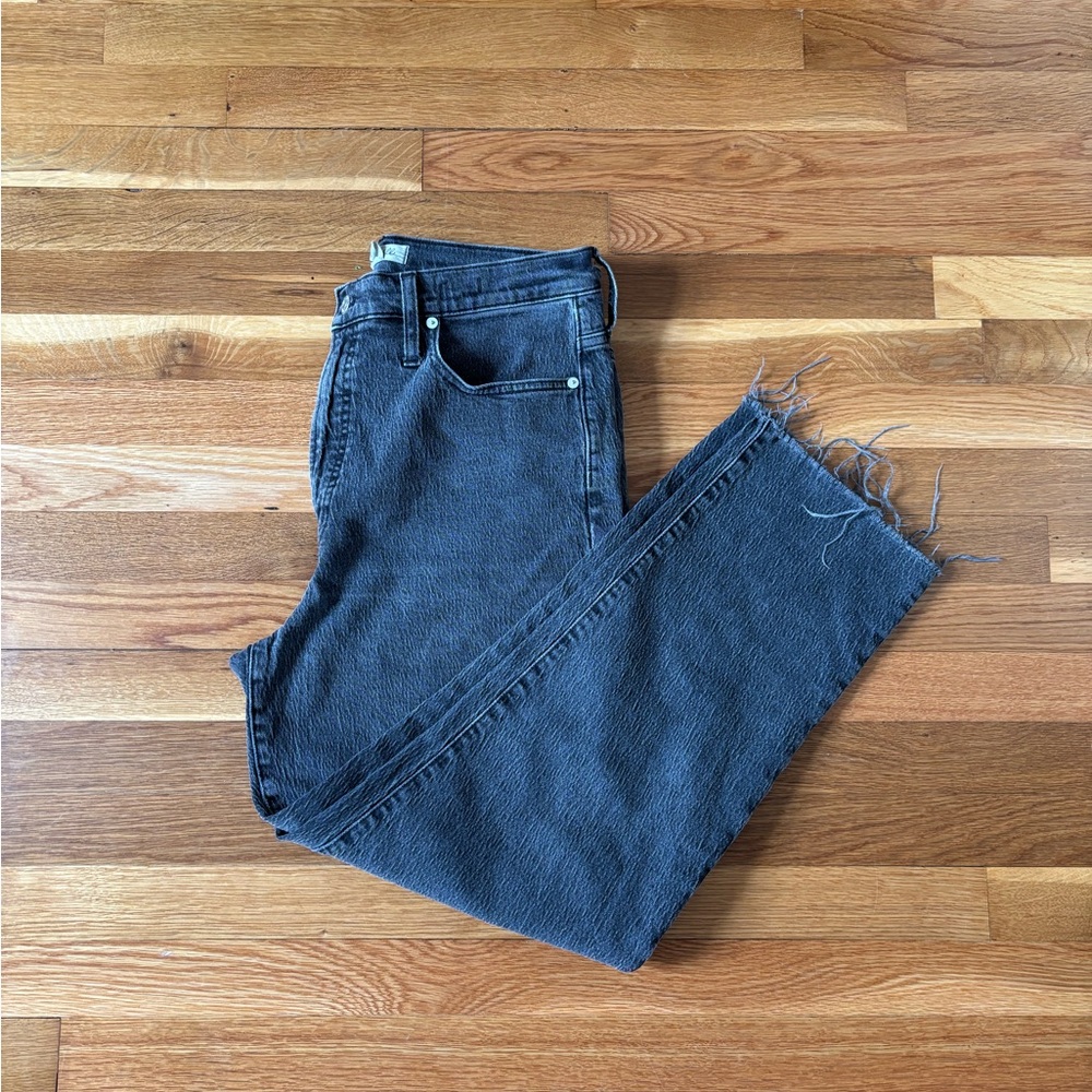 Madewell Frayed Hem Perfect Vintage Straight